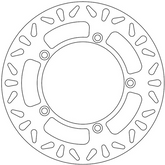 Disco Freno FERODO FMD0449R Posteriore per TRIUMPH BONNEVILLE 800 T100 CENTENNIAL 800 2002 - 2002